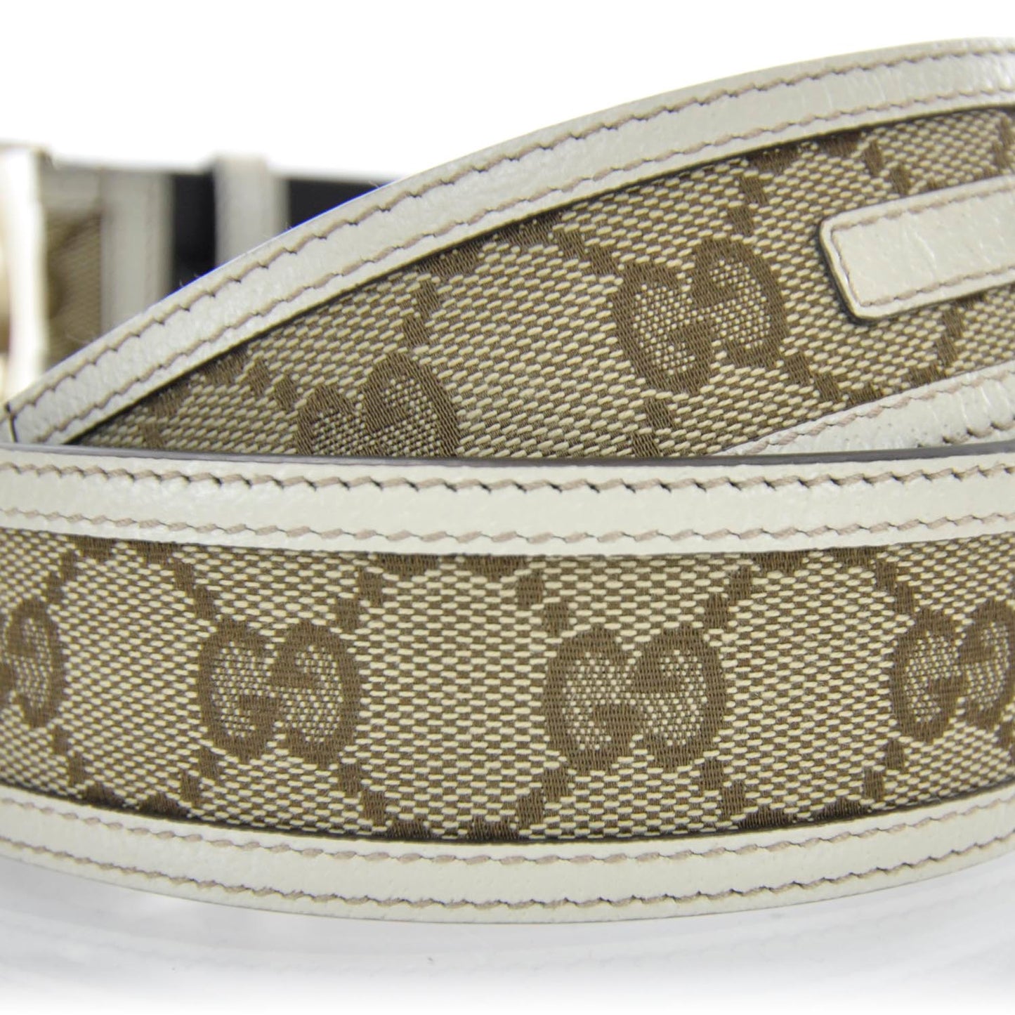 Monogram Canvas GG Belt 80 32