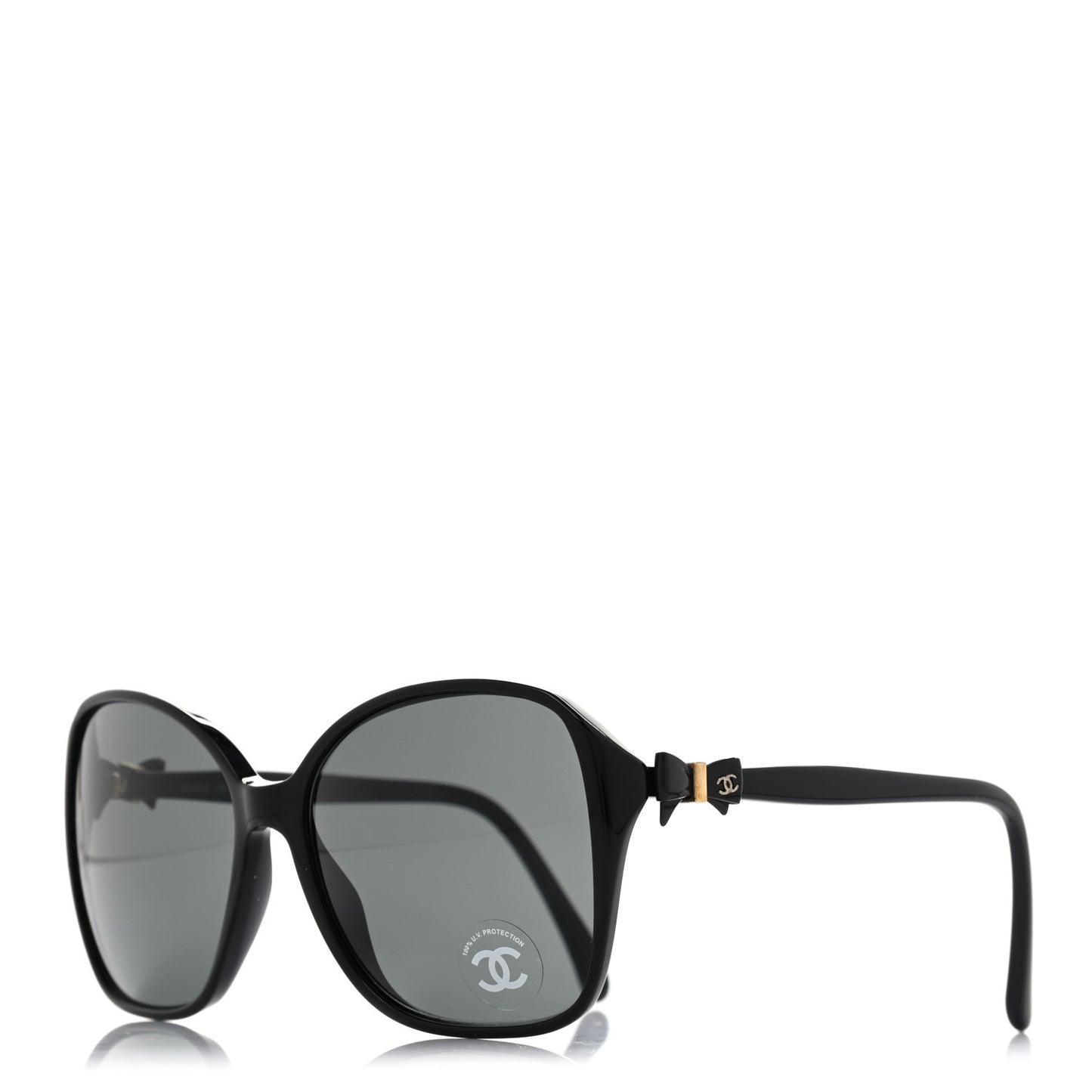 Acetate CC Bow Sunglasses 5205 Black