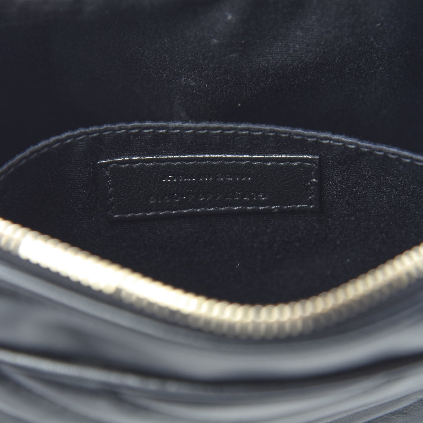 Calfskin Matelasse Monogram Lou Camera Bag Black