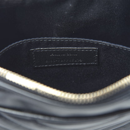 Saint Laurent Calfskin Matelasse Monogram Lou Camera Bag Black 9 of 10