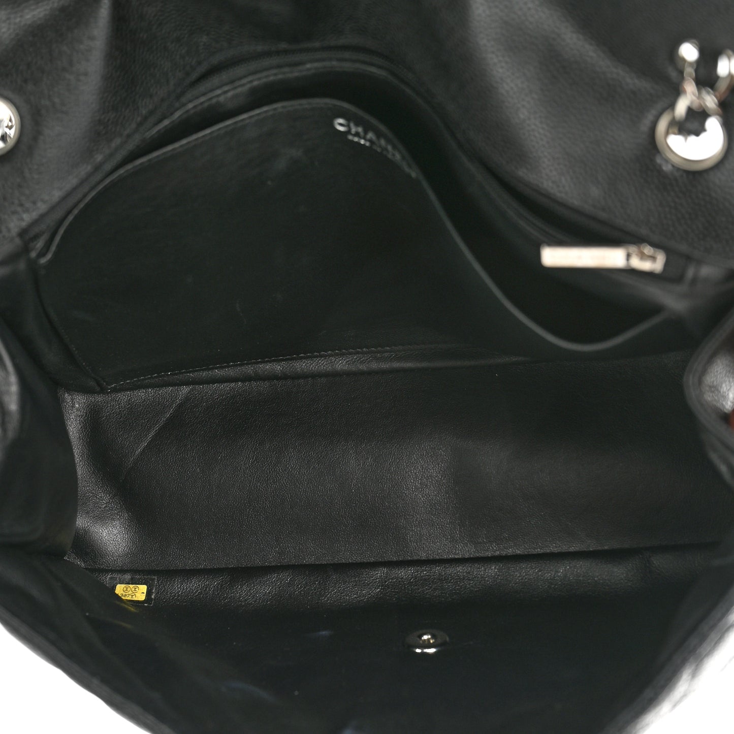 Caviar Quilted Maxi Single Flap Black