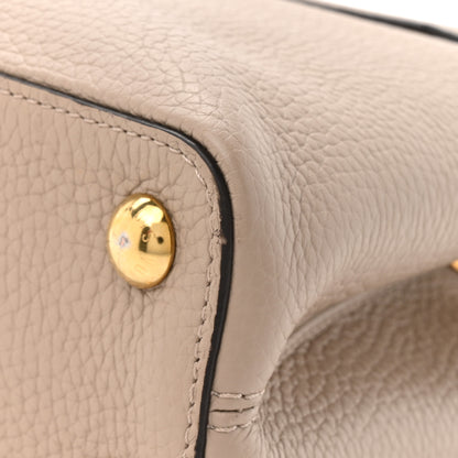 Louis Vuitton Taurillon Capucines BB Galet 12 of 16