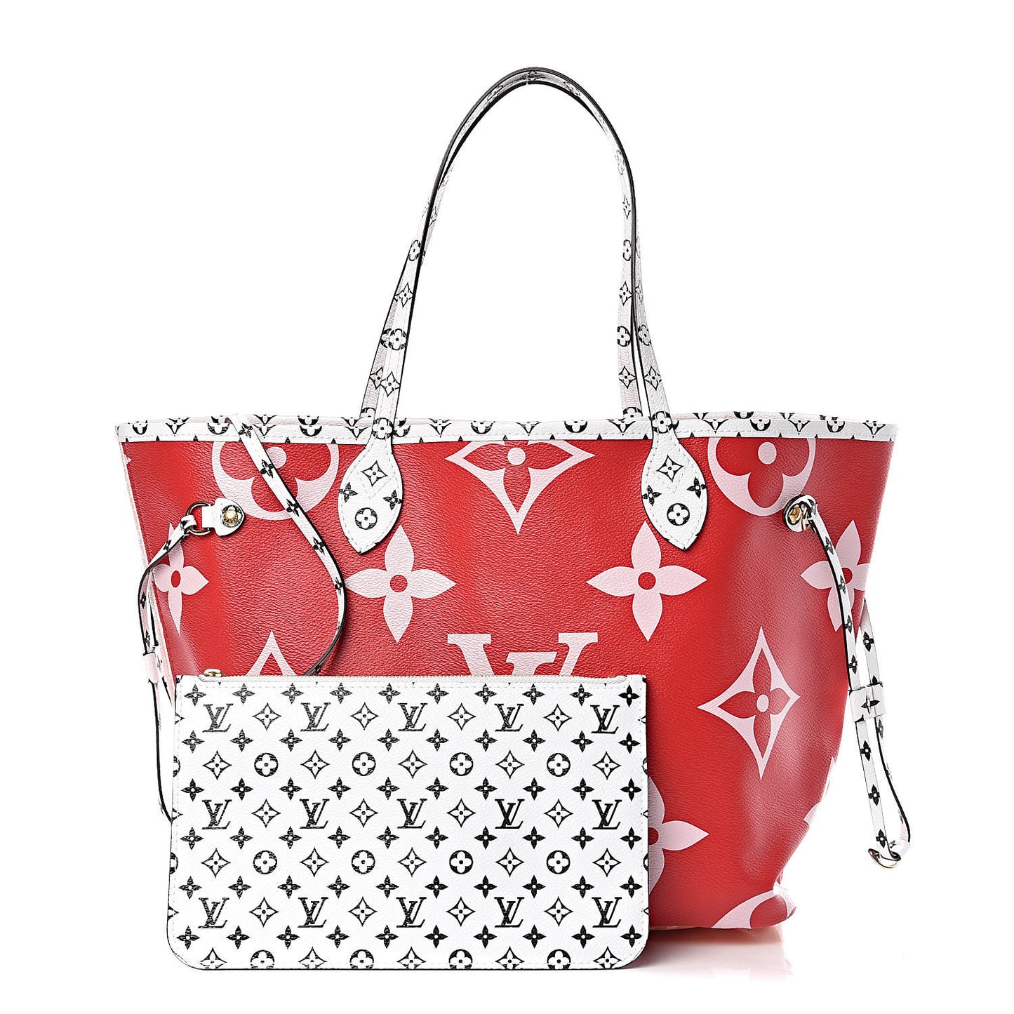 Monogram Giant Neverfull MM Rouge