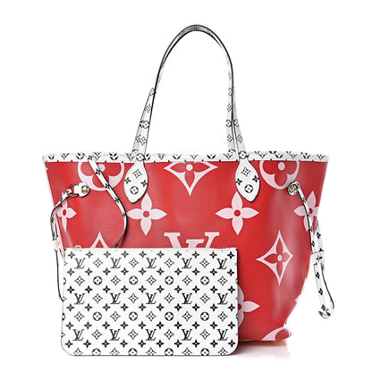 Louis Vuitton Monogram Giant Neverfull MM Rouge 1 of 10