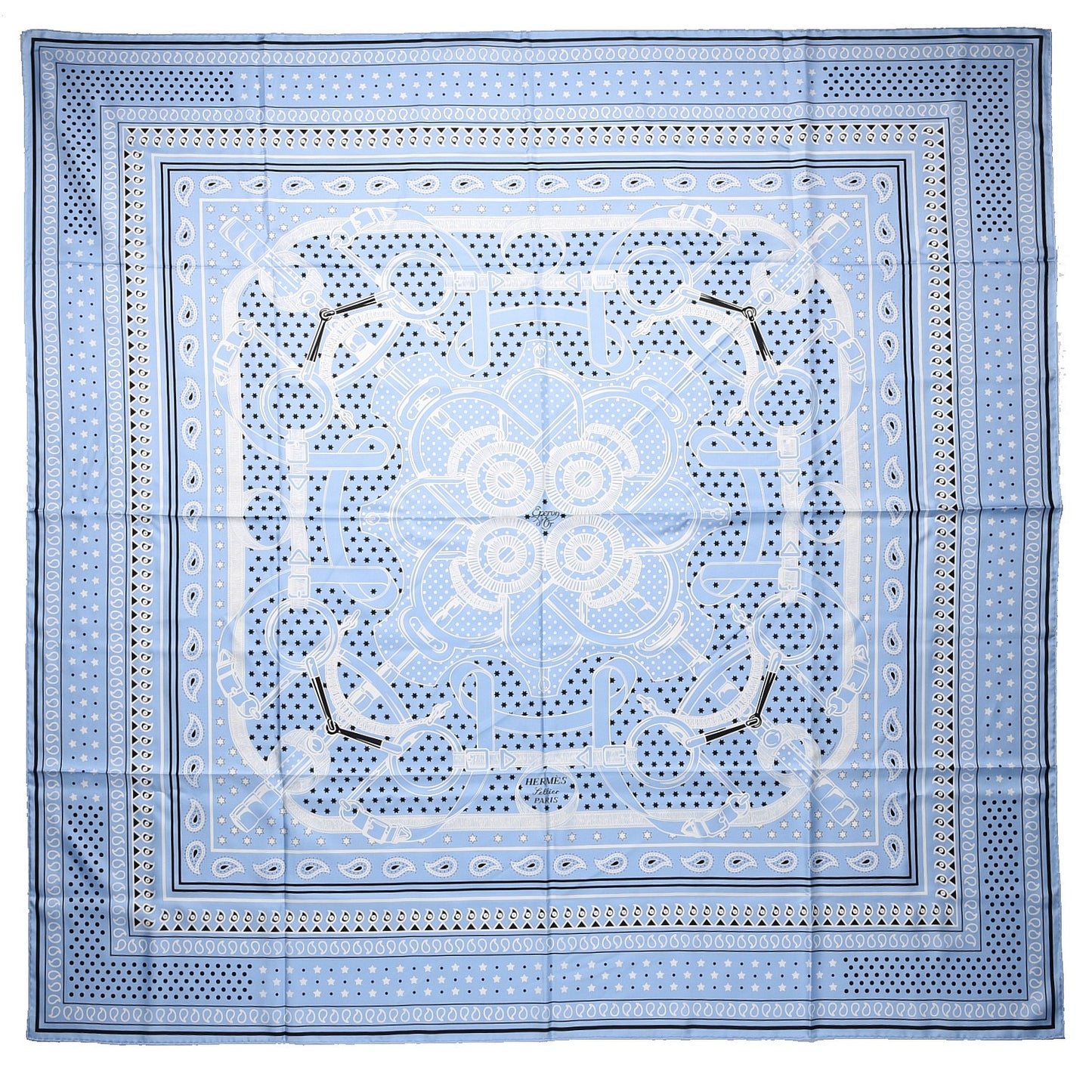 Silk Eperon D'Or Bandana Sellier Shawl 140