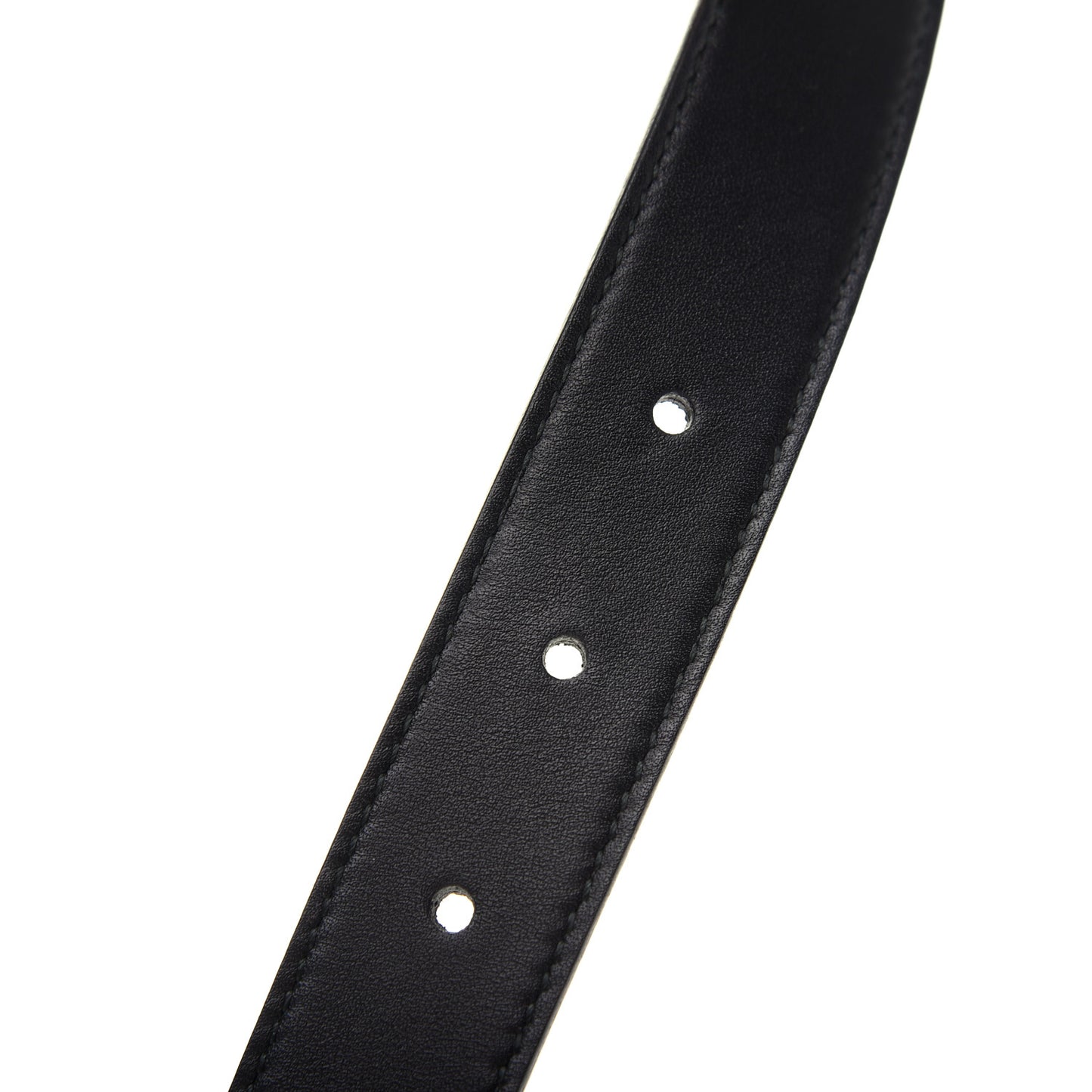 Calfskin Crystal Double G 30mm Belt 95 38 Black
