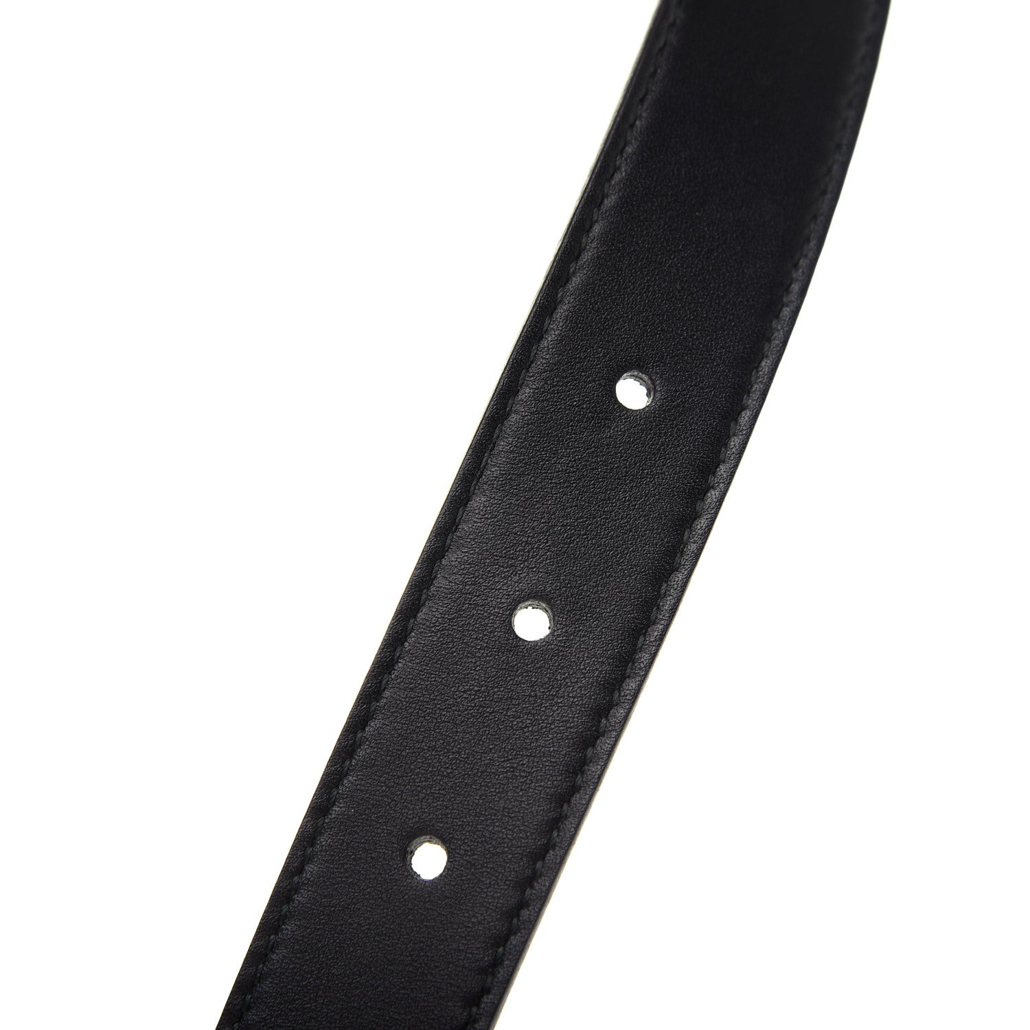 Gucci Calfskin Crystal Double G 30mm Belt 95 38 Black 4 of 5