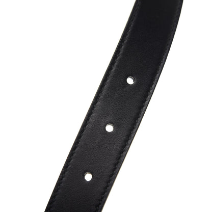 Gucci Calfskin Crystal Double G 30mm Belt 95 38 Black 4 of 5