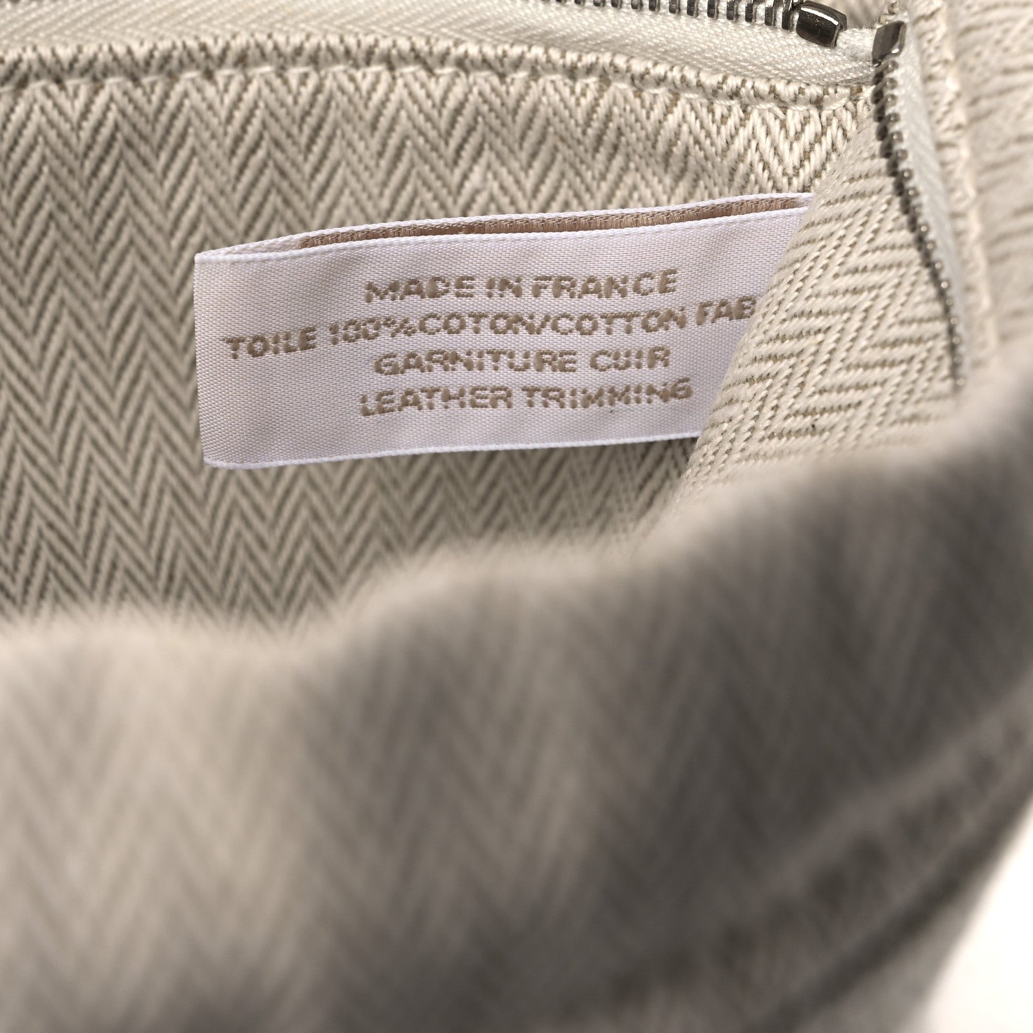 Hermes Canvas Barenia Fourbi 25 MM Pouch Naturel Fauve 7 of 12