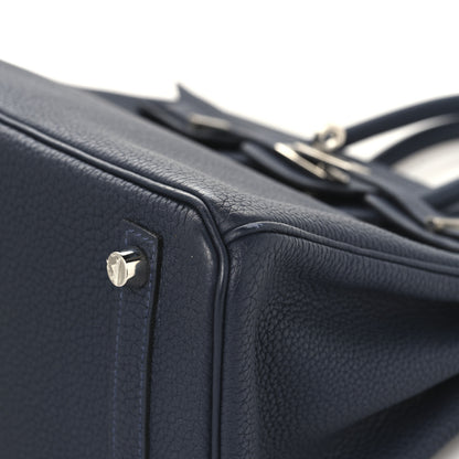 Hermes Togo Birkin 25 Bleu Nuit 10 of 12