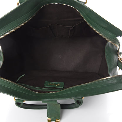 Saint Laurent Sheepskin Large Cabas ChYc Green 4 of 8