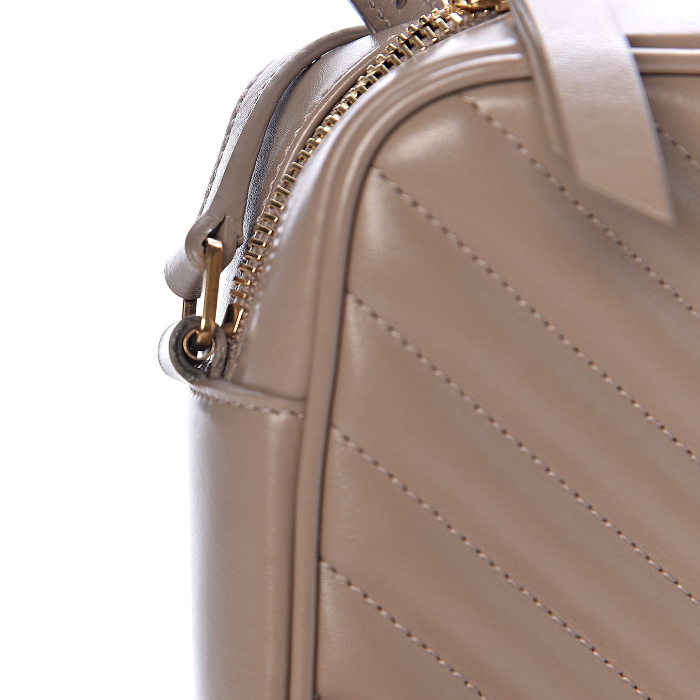 Calfskin Matelasse Monogram Lou Camera Bag Dusty Grey