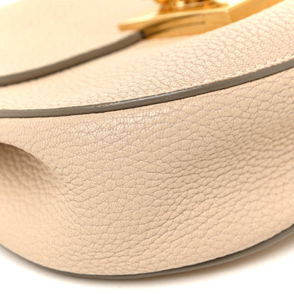 Chloe Grained Lambskin Mini Drew Shoulder Bag Abstract White 8 of 13