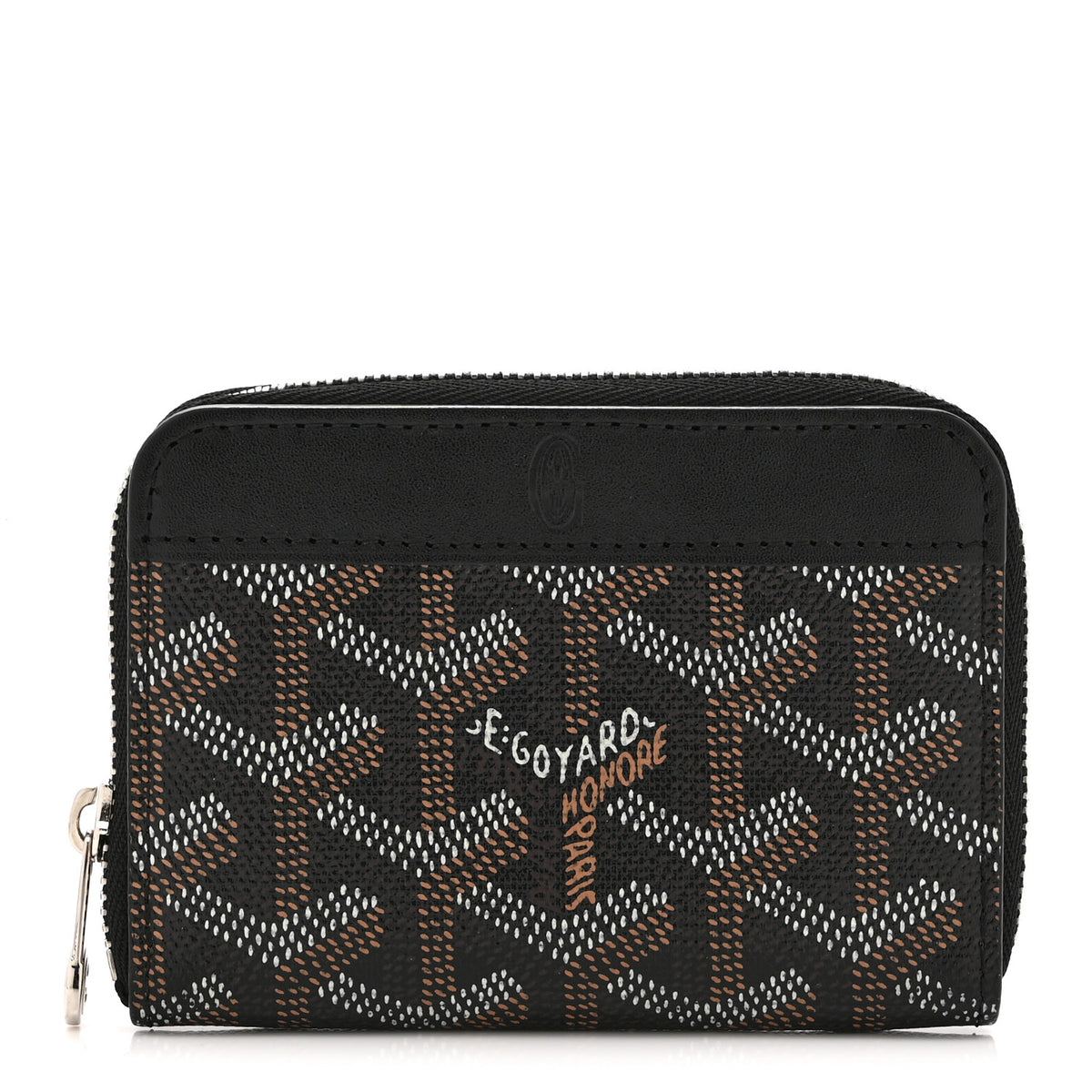Goyardine Compact Wallet Black