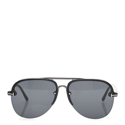Tom Ford Terry Aviator Sunglasses TF1004 Grey Smoke 2 of 9