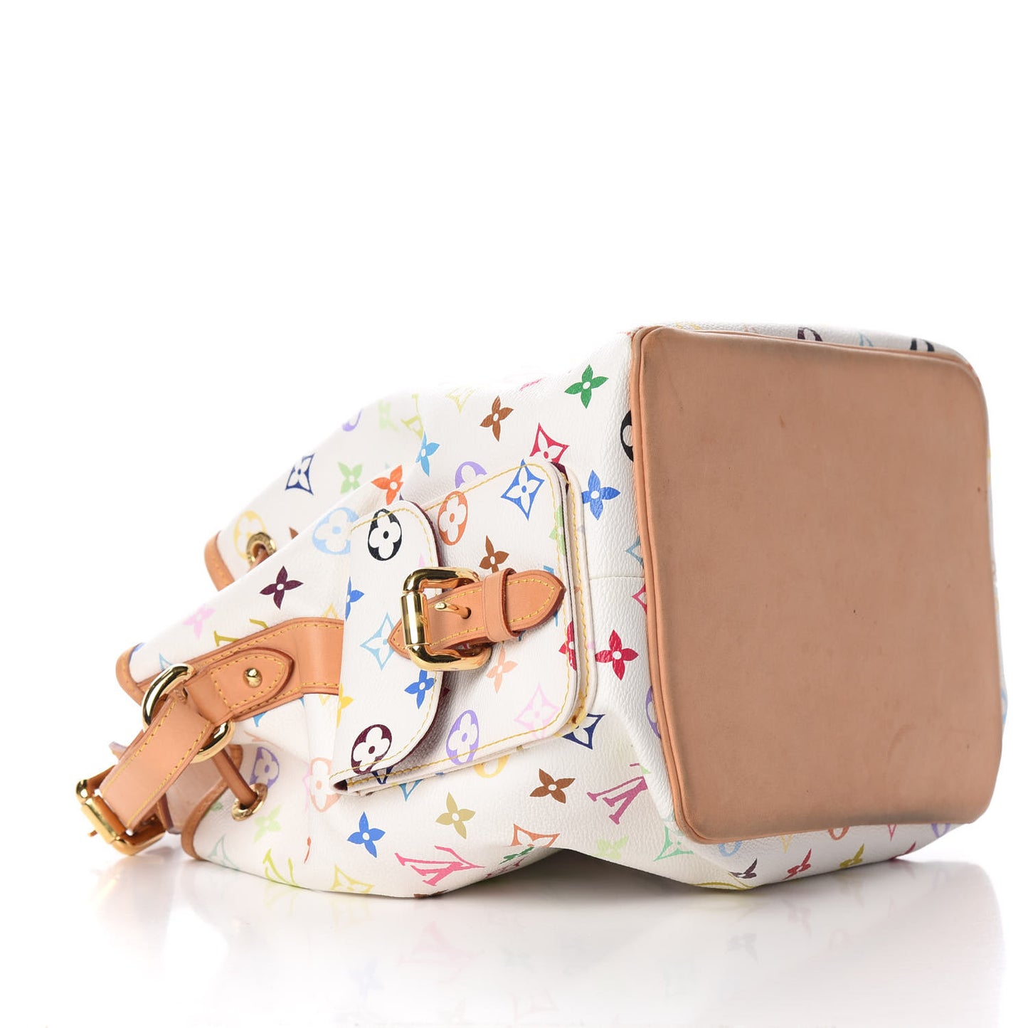 Monogram Multicolor Petit Noe White