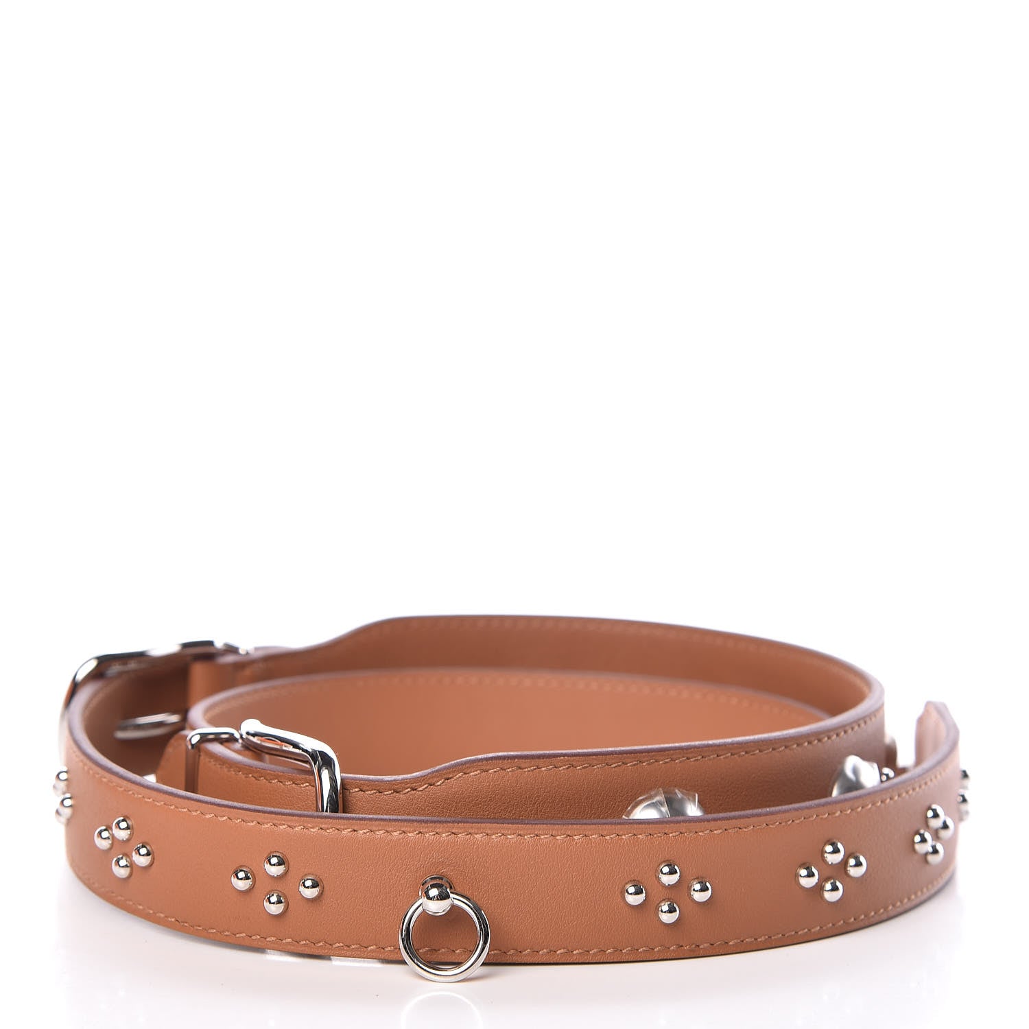 Hermes Swift Studded Carnaby Losange Shoulder Strap Gold 2 of 5