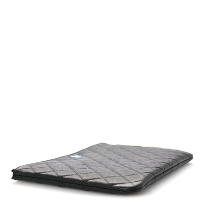 Chanel Caviar Quilted Medium Cosmetic Case Black 5 of 8
