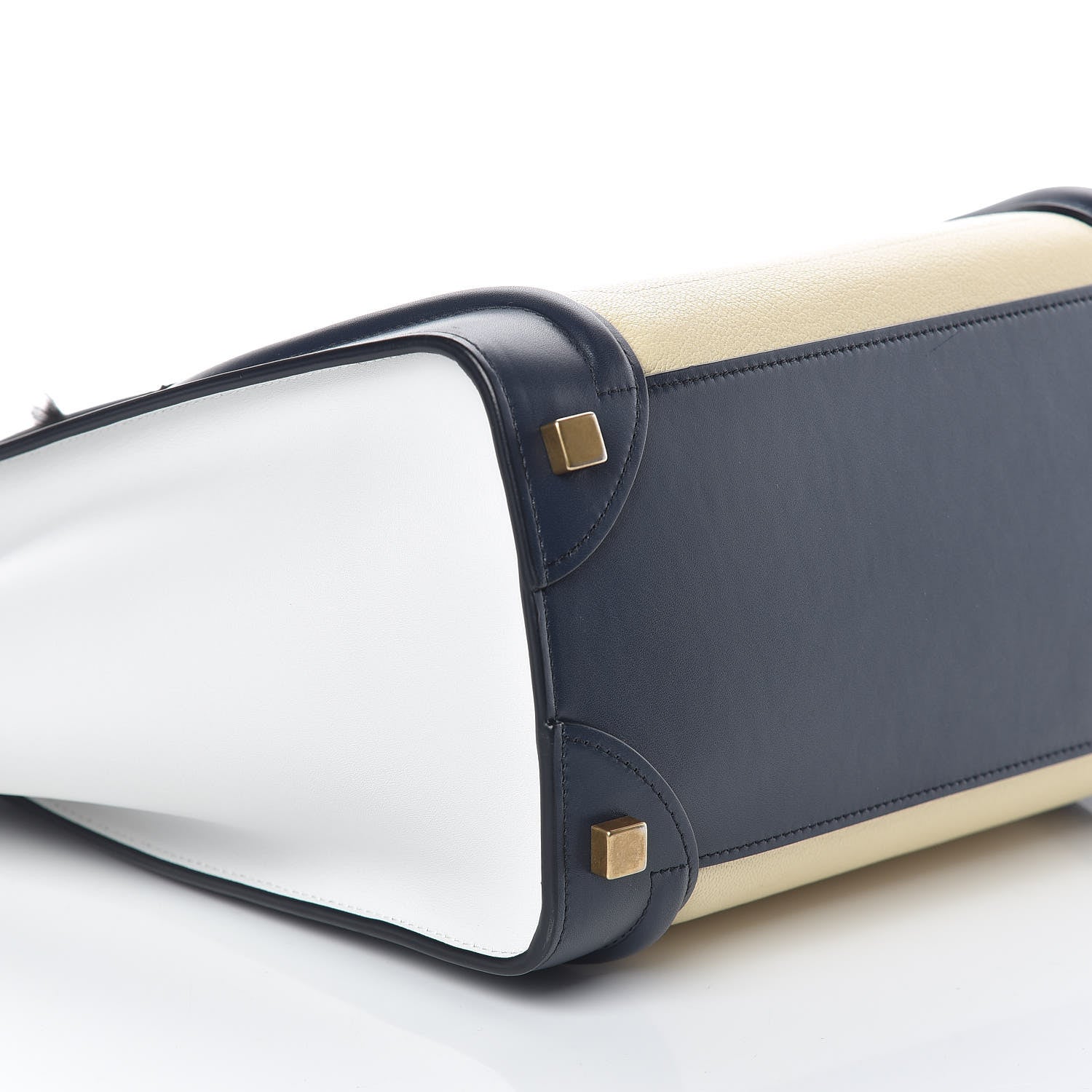 Celine Goatskin Smooth Calfskin Micro Tri-Color Luggage Firefly 5 of 8