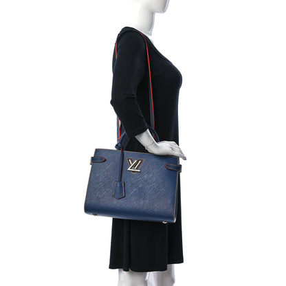 Louis Vuitton Epi Twist Tote Indigo 2 of 10