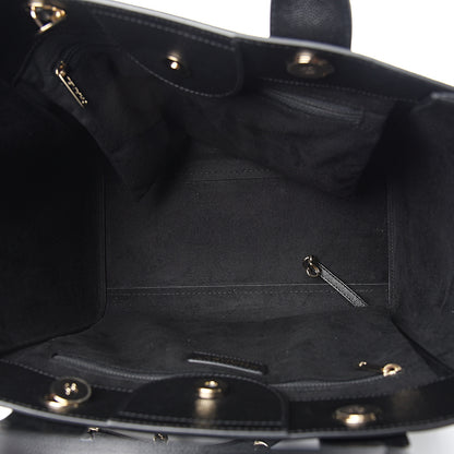 Chanel Caviar Small Studded Deauville Tote Black 4 of 10