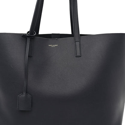 Saint Laurent Calfskin Large Shopping Tote Black 8 of 10