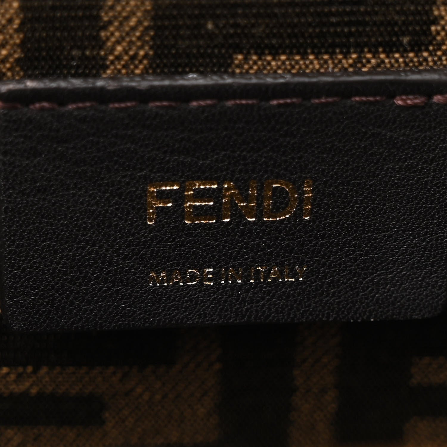 Fendi Shiny Nappa Small Fendi First Black 6 of 10