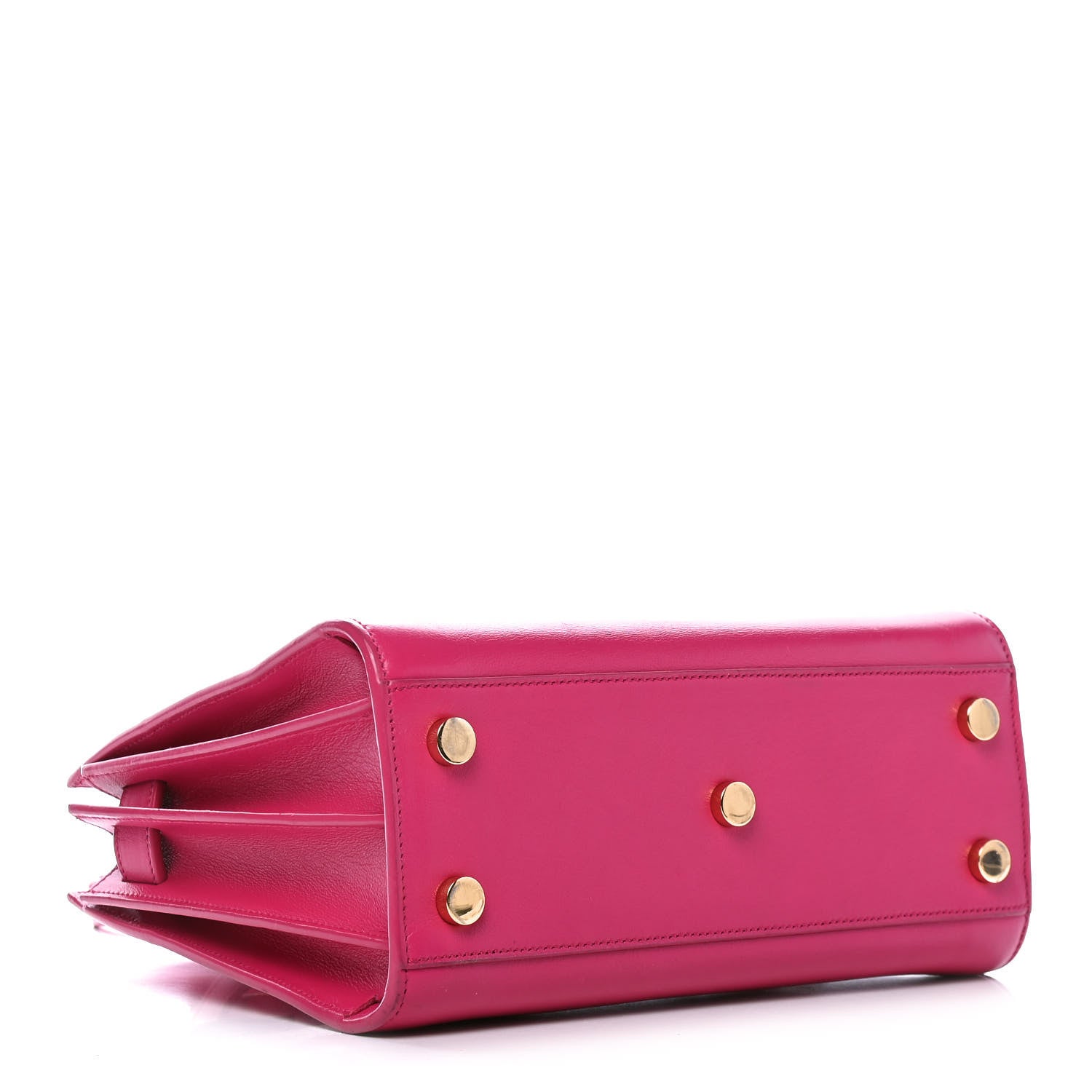 Saint Laurent Calfskin Nano Sac De Jour Lipstick Fuchsia 3 of 5