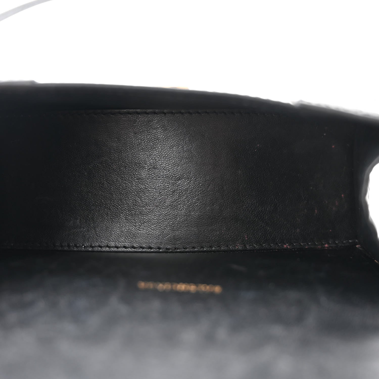 Balenciaga Shiny Calfskin Crocodile Embossed Hourglass Top Handle Bag XS Black 5 of 13