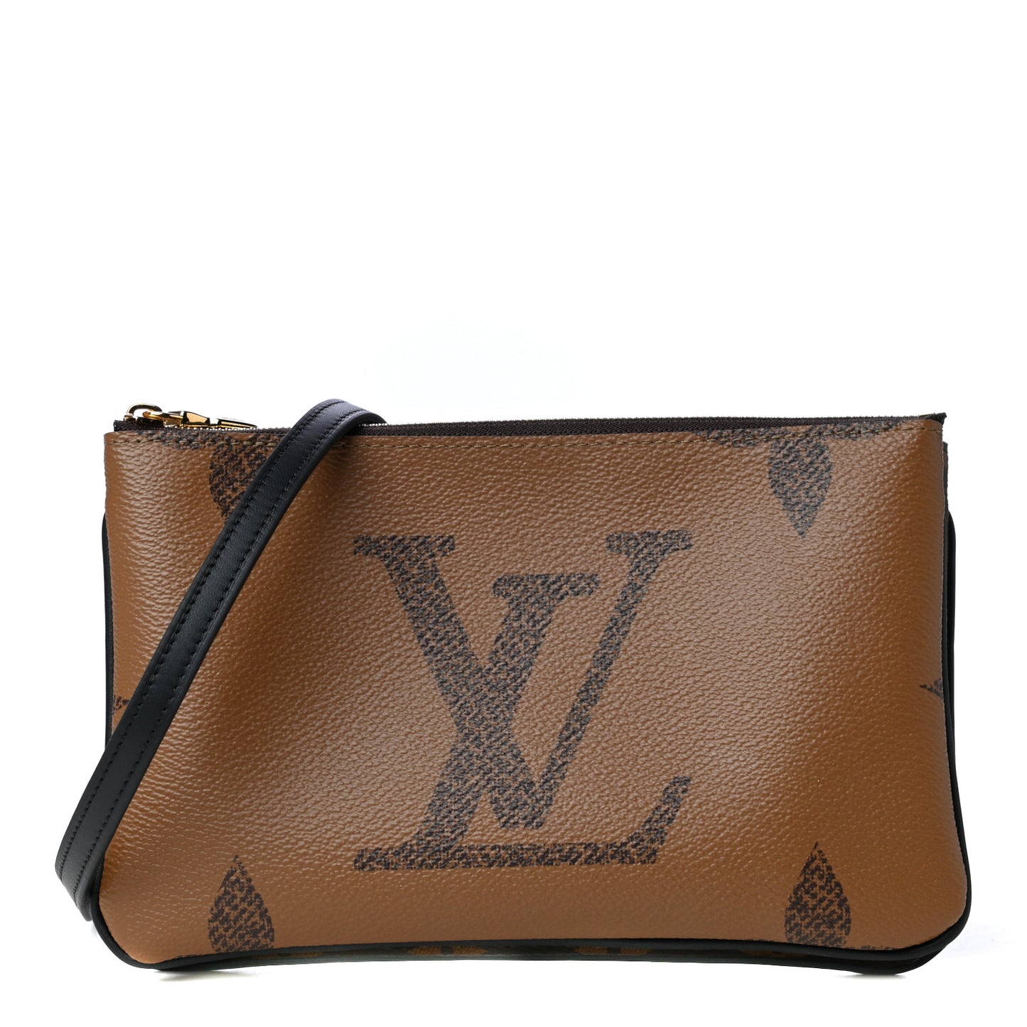 Reverse Monogram Giant Double Zip Pochette