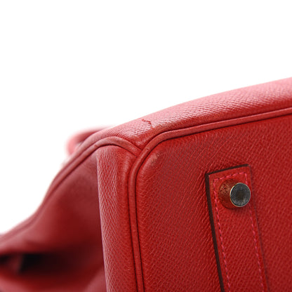 Hermes Epsom Birkin 35 Rouge Casaque 8 of 12