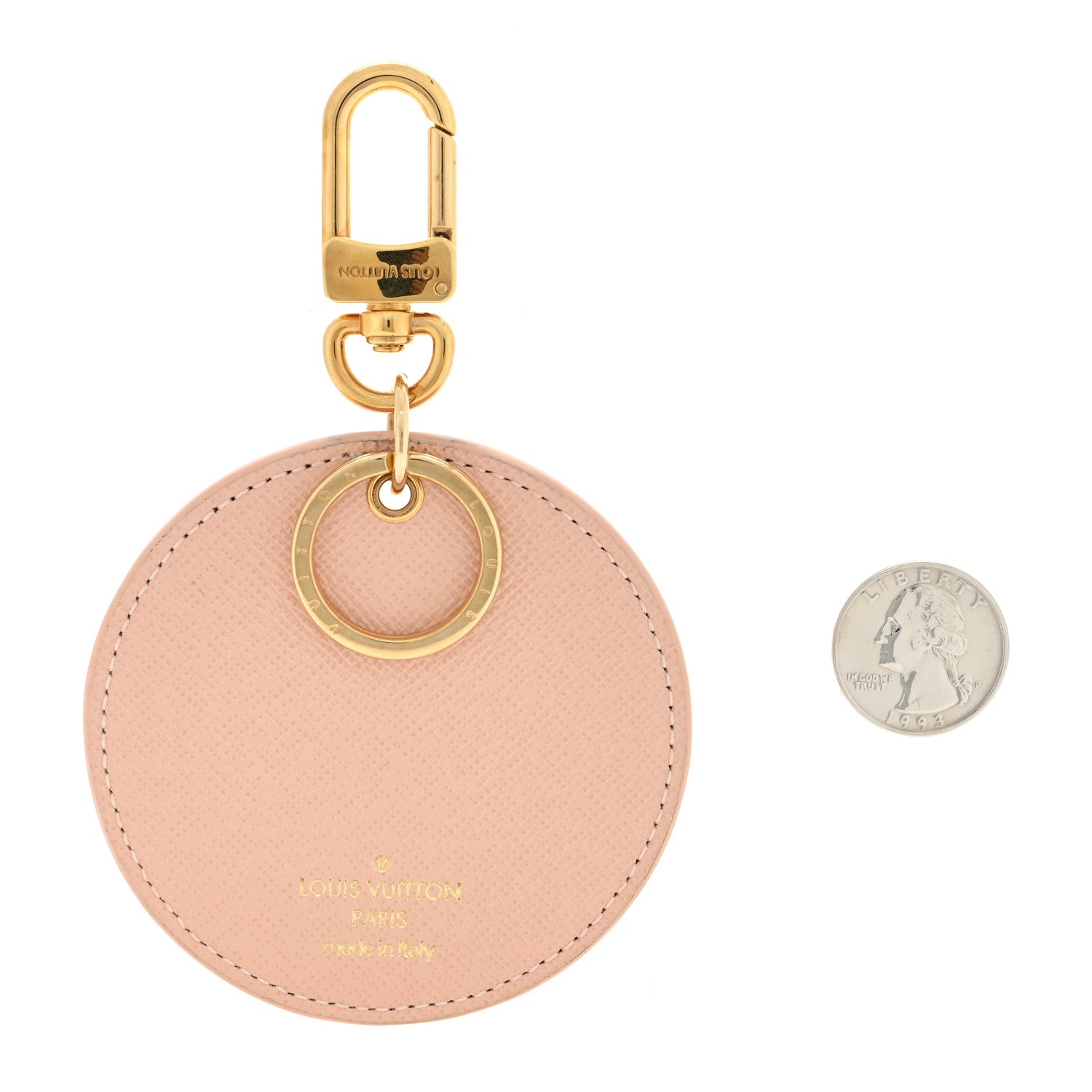 Louis Vuitton Damier Azur Tahitienne Bag Charm Key Ring 2 of 3