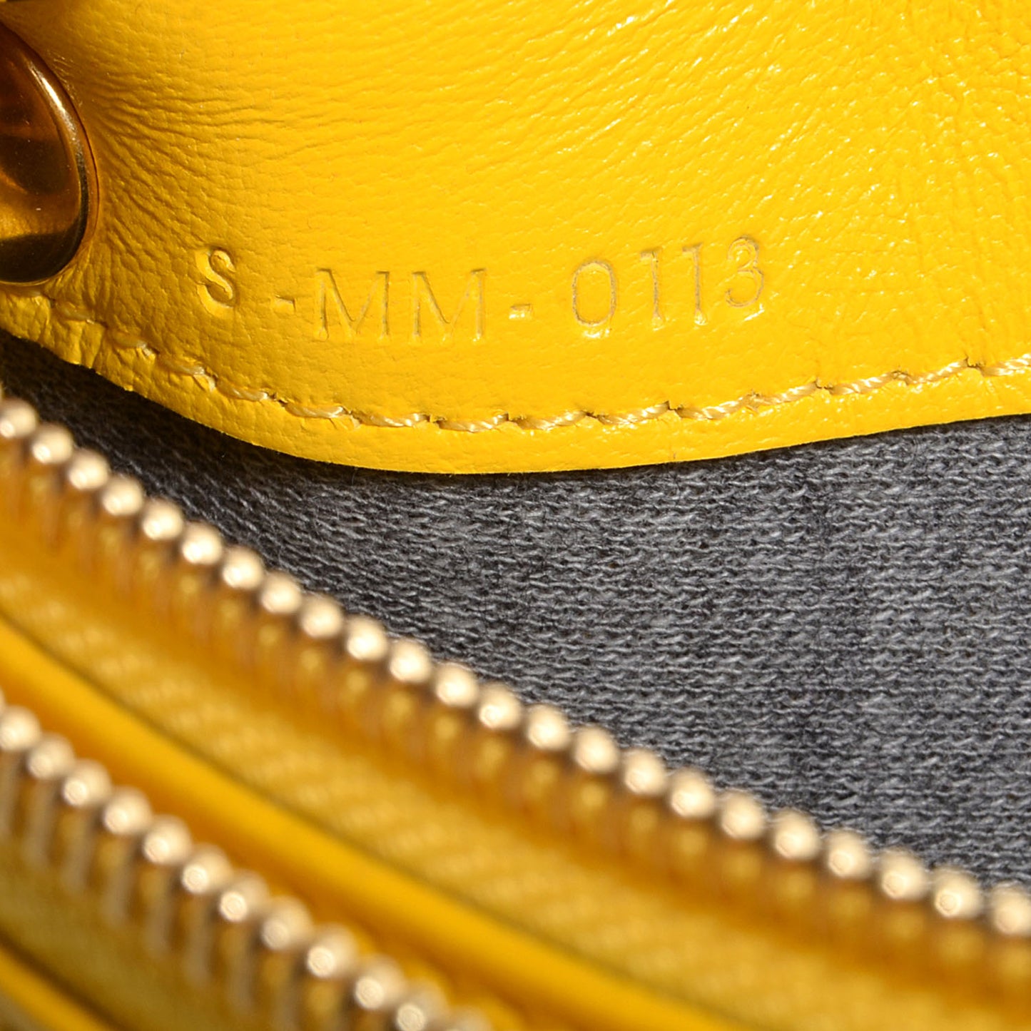 Lambskin Large Trio Crossbody Bag Sun Yellow