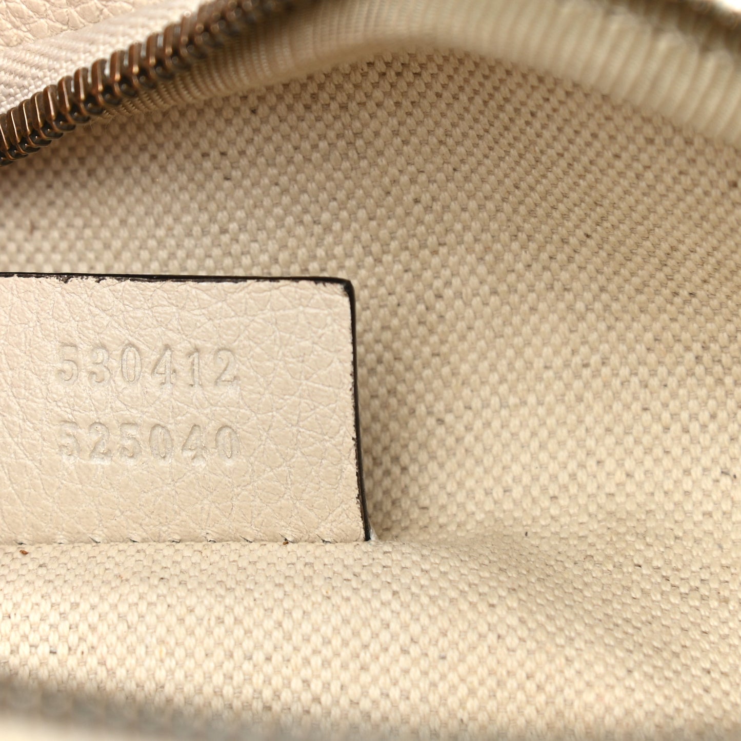 Grained Calfskin Small Logo Belt Bag White