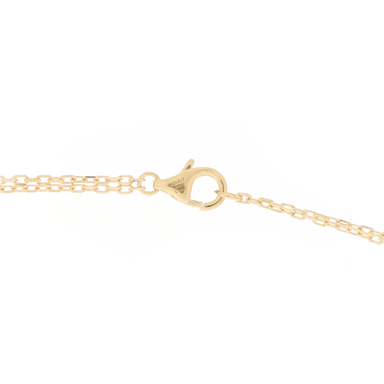 Cartier 18K Yellow Gold 2 Diamond LOVE Necklace 5 of 6