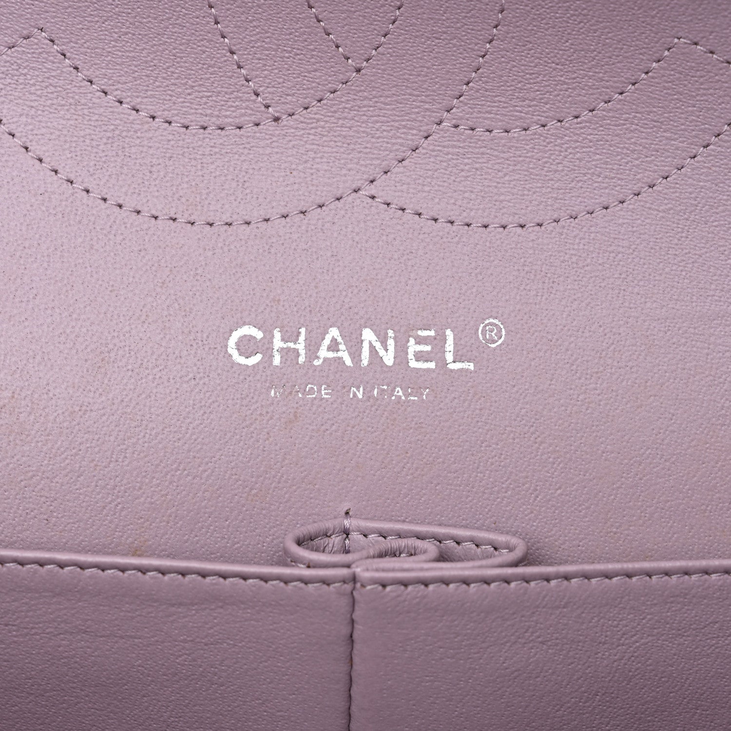 Chanel Lambskin Quilted Jumbo Double Flap Light Purple 6 of 15