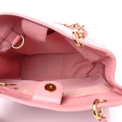 Chanel Caviar Quilted Petit Shopping Tote PST Pink 5 of 10