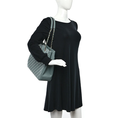 Chanel Caviar Quilted Large Classic Shopping Tote Grey 2 of 10