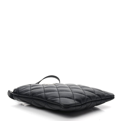 Chanel Lambskin Quilted Crossbody Bag Black 4 of 8