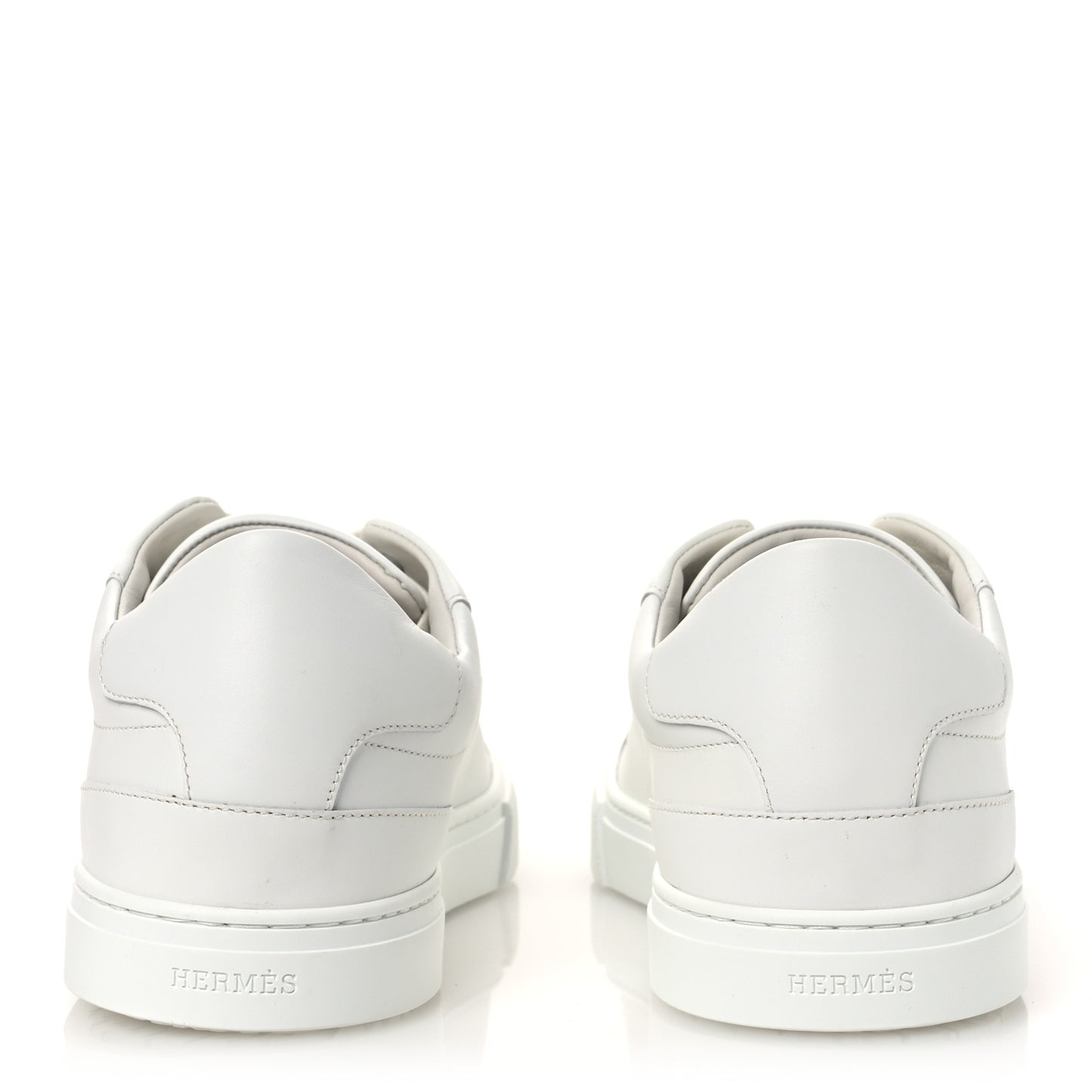 Calfskin Mens Day Sneakers 44 White
