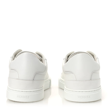 Hermes Calfskin Mens Day Sneakers 44 White 6 of 12