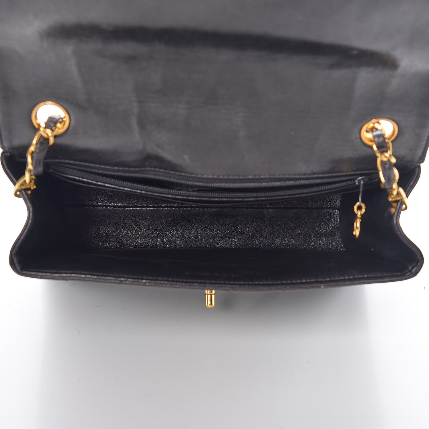 Chanel Lambskin Quilted Shoulder Bag Black 5 of 15