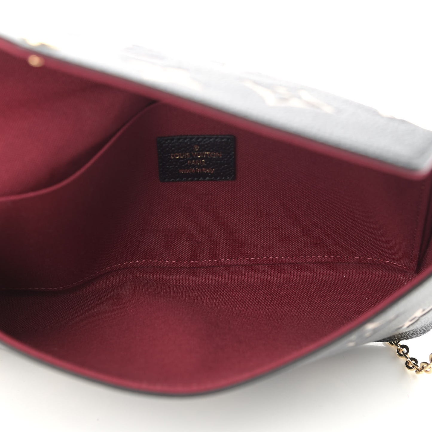 Empreinte Monogram Giant Felicie Pochette Black Beige