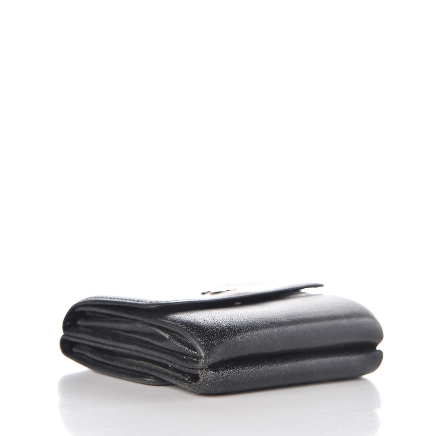Chanel Goatskin Compact CC Wallet Black 4 of 18