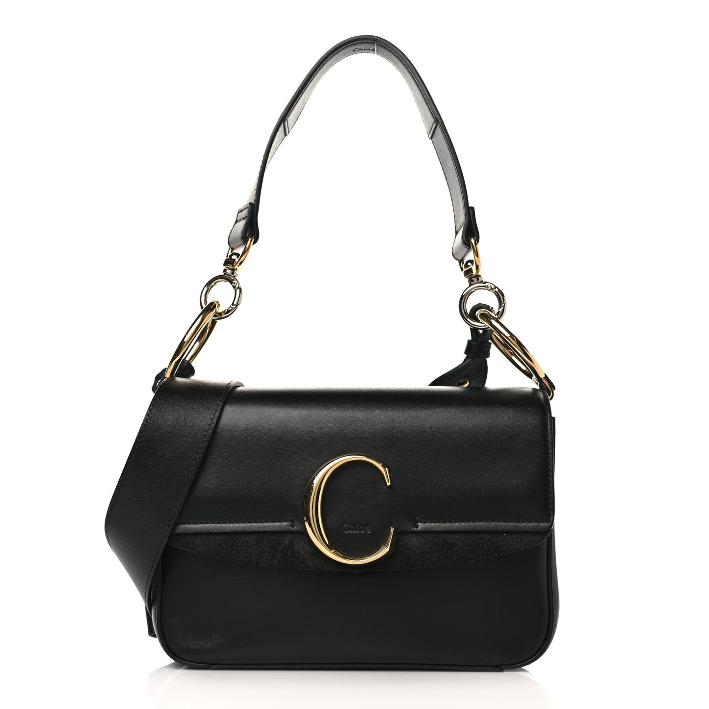 Calfskin Small C Double Carry Black