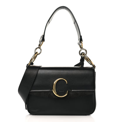 Chloe Calfskin Small C Double Carry Black 1 of 9