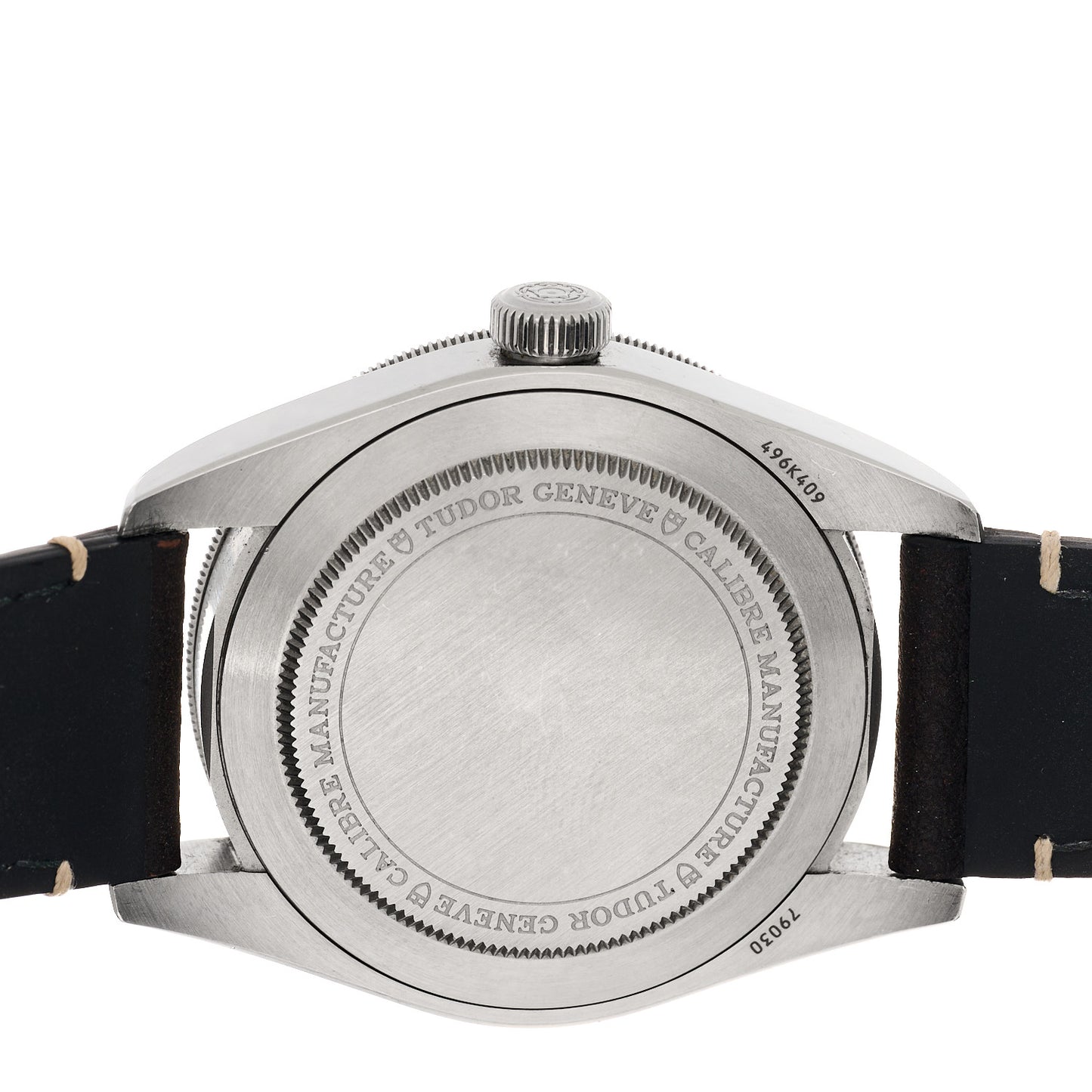 Stainless Steel Calfskin 39mm Black Bay Fifty Eight Automatic Watch Black 79030N
