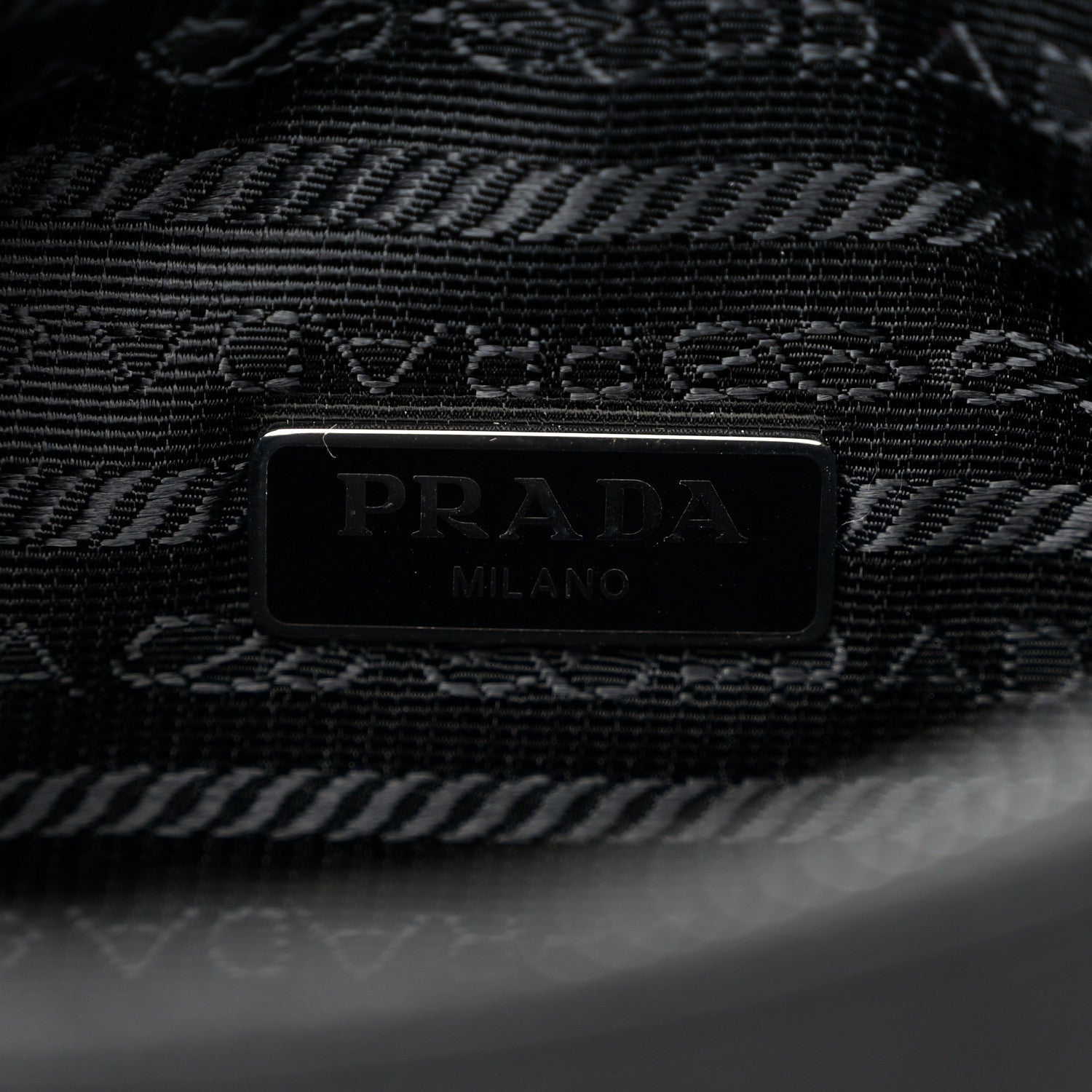 Prada Tessuto Nylon Mini Re-Edition 2000 Bag Black 6 of 11