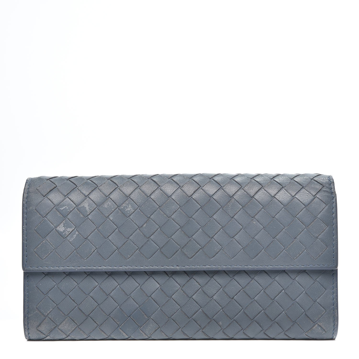 Bottega Veneta Nappa Intrecciato Continental Flap Wallet Krim 1 of 9