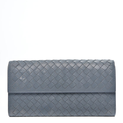 Bottega Veneta Nappa Intrecciato Continental Flap Wallet Krim 1 of 9